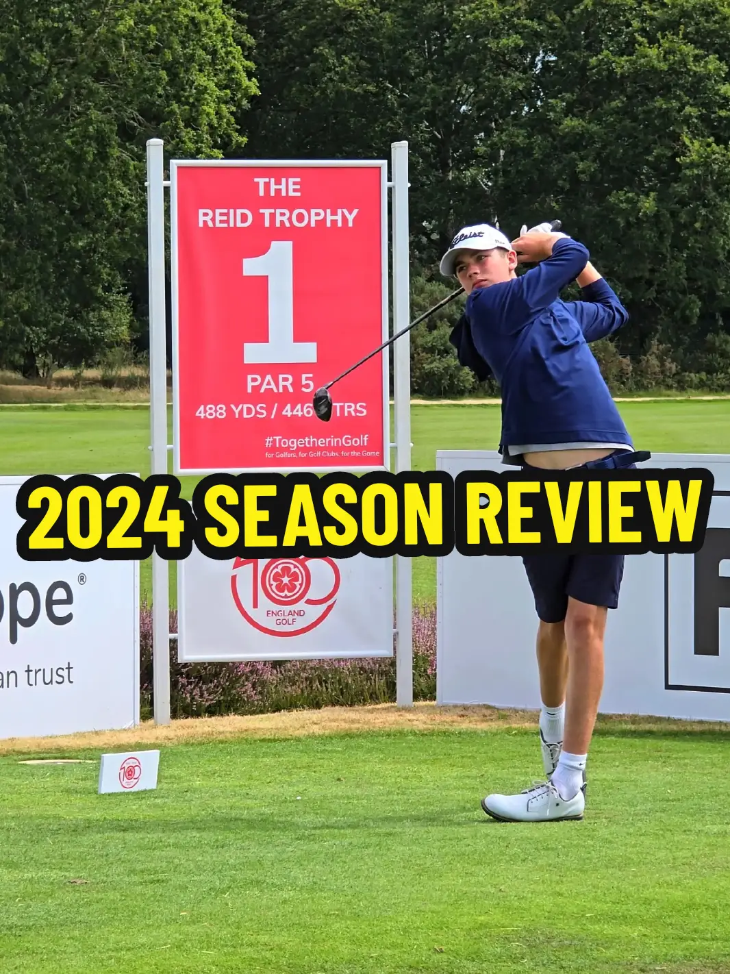 Riley: 2024 has been an amazing year of golf. Overall I can look back on a positive season with a few highlights are below: 🏆 Wrag Barn Junior Champion 🏆 Frilford Heath Junior Champion 🏆 SW BOYS 16/14 Team Champions Wiltshire 🏆 High Post Junior Open Champion 🥈 West of England Boys U14 🥈 3 x 2nd Overall Gross in other Junior Opens 📉 2024 scoring Average 75.4 (79.6 in 2023) 📉 Handicap below 1 🏌️ Titleist GT fitting at Woburn 🏴󠁧󠁢󠁳󠁣󠁴󠁿 Dad's 40th Birthday Trip ⛳ Getting to play so many amazing golf courses It wasn't all great and there was some tough times during the season, but I am looking forward to learning from those experiences to improve next season! We've had a bit of a break the last month but ready to get back in the cave with coach next week!! Huge thanks to everyone that has supported me this season! I really appreciate it and can't wait to get going in 2025 👊🏽 . . . . . . . . . . . #fathersongolf #juniorgolf #instagolf #golfstagram #titleist #footjoy #golfviral #golfislife #golfjourney #scratchgolf #golfishard #juniorgolfer #kidsgolf 