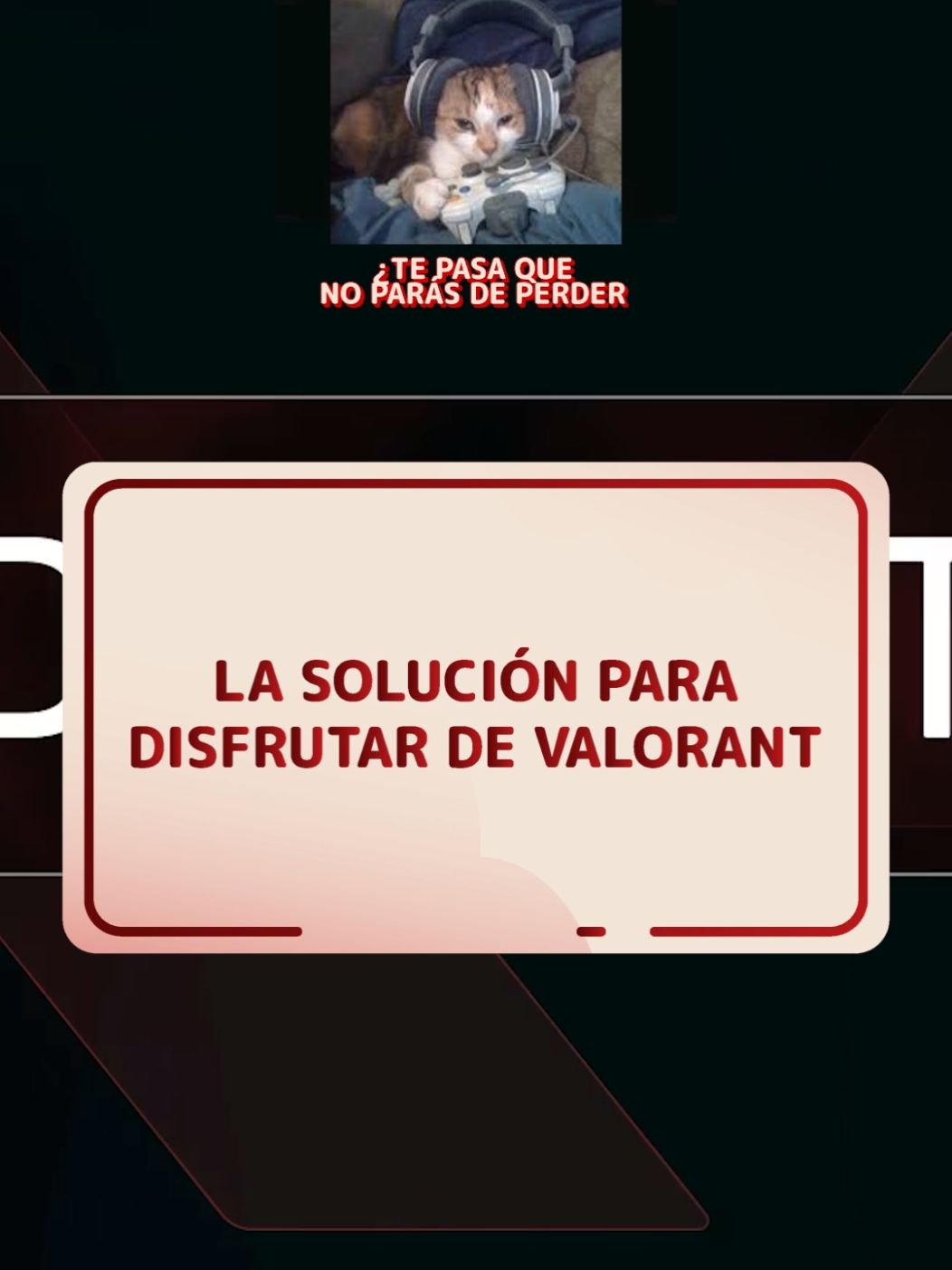 LA SOLUCIÓN PARA DISFRUTAR DEL VALORANT  #Valorant #valo #valorantfunny #valorantmemes #valorantclips #valorantgracioso 