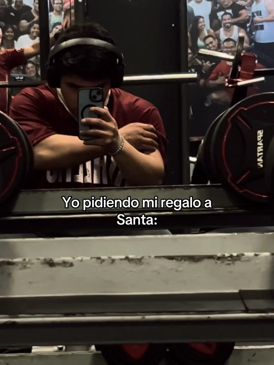 Ya estoy esperando con ansias #humor #gymhumor #navidad #santa #viral #fyp 