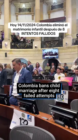 Colombia has banned child marriage after a 17-year-long campaign and eight failed attempts, raising the legal age for unions from 14 to 18-years-old. According to UNICEF, Colombia has the 11th highest rate of child marriage in Latin America, with around 23% of girls married before they turn 18.  But in rural or indigenous communities, the statistics are anywhere from 40% - 65%. #fy #fyp #news #colombia #marriage #law #latinamerica #latino #latina #latin 