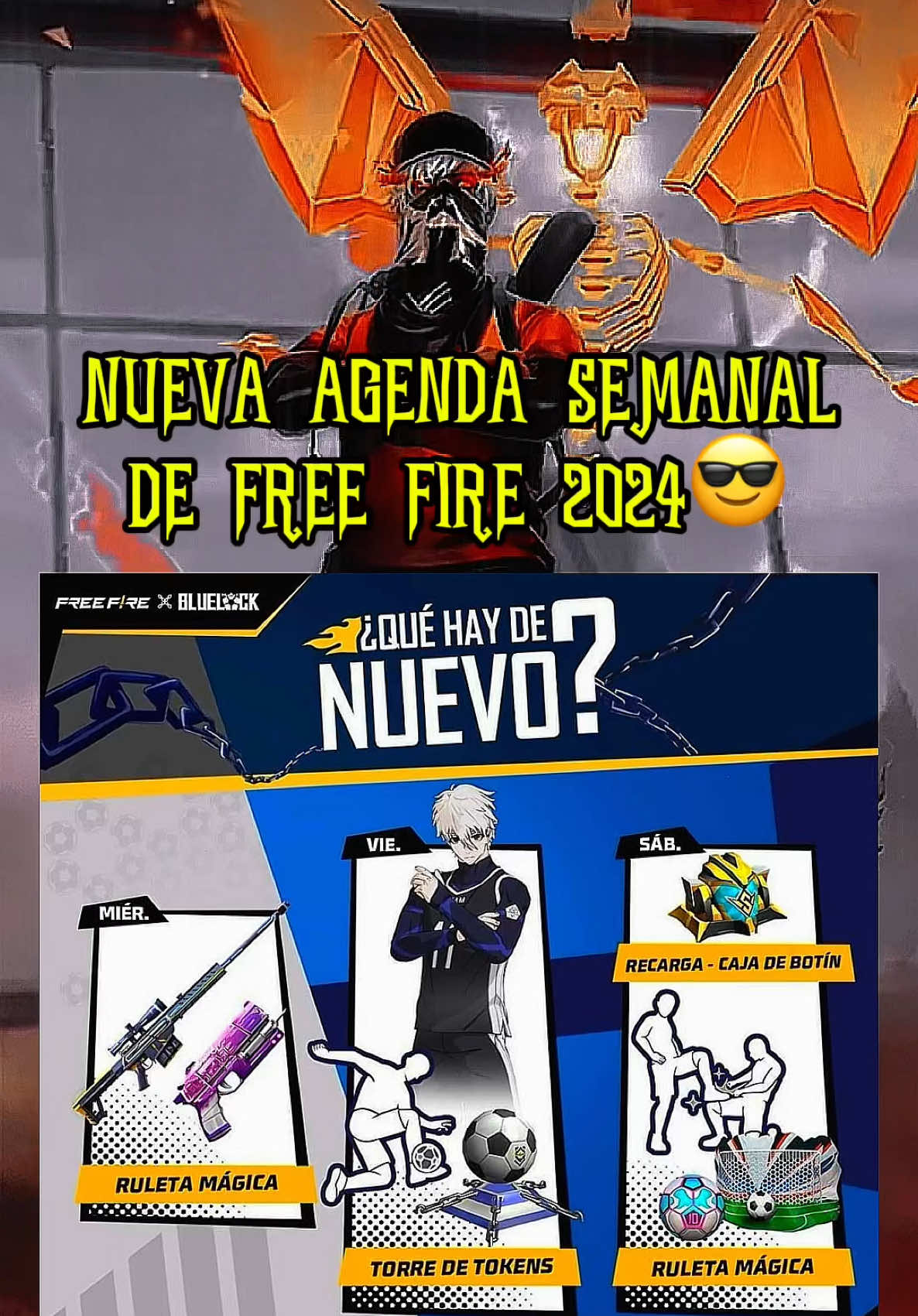 LA AGENDA SEMANAL ESTÁ AQUI💥Del 20 de Noviembre al 24❤️‍🔥2024 Ruletas Mágicas🧙‍♀️ 🪄 Torre De Tokens😎 #videoviral #nueva #agenda #semanal #freefire #viral #elgalanchiizff #freefiremax #likeycomparte🙏❤ #🇺🇸🇲🇽 #sigueme_para_mas_videos_asi #graciasporsuapoyo❣️ #latinos #2024 