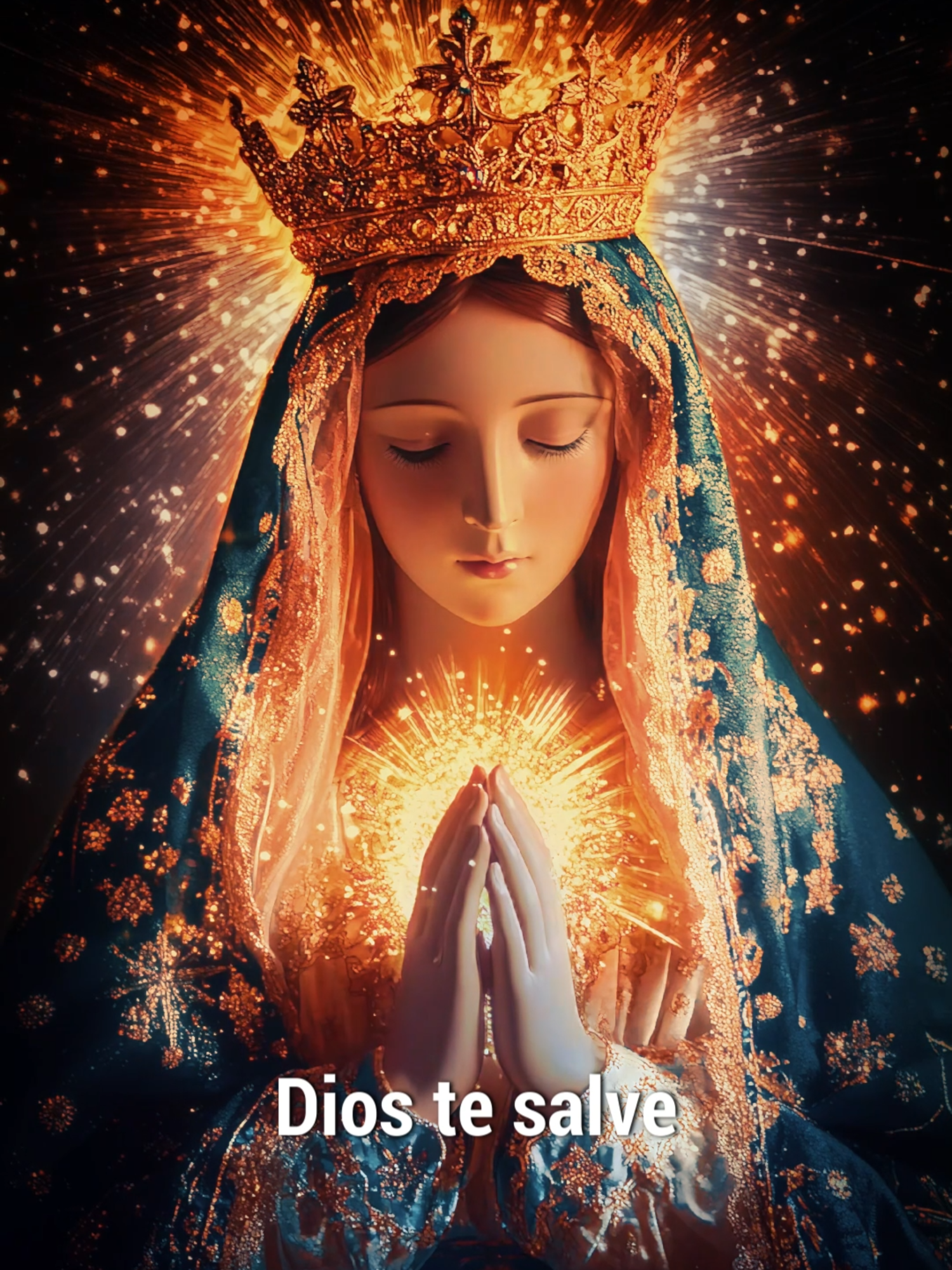 Dios te Salve, Reina y Madre 🙏 Reza Esta Oración a María #Oración #SalveVirgen #DiosTeSalve