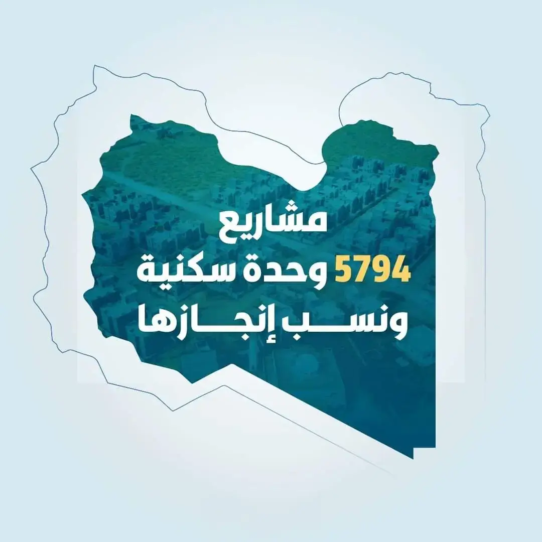 ضمن خطة عودة الحياة ..  رئيس الوزراء، عبدالحميد_الدبيبة،  يوجه باستكمال 5749 وحدة سكنية ضمن المشروعات المدرجة بخطة مصرف الادخار والاستثمار العقاري، تعرف على توزيع هذه الوحدات ونسب الإنجاز فيها. (مشاريع عودة_الحياة) (حكومتنا) (حكومة_الوحدة_الوطنية)#ليبيا #طرابلس #explore #ليبيا🇱🇾 #طرابلس #tripoli_libya🇱🇾 #اكسبلورexplore_ 