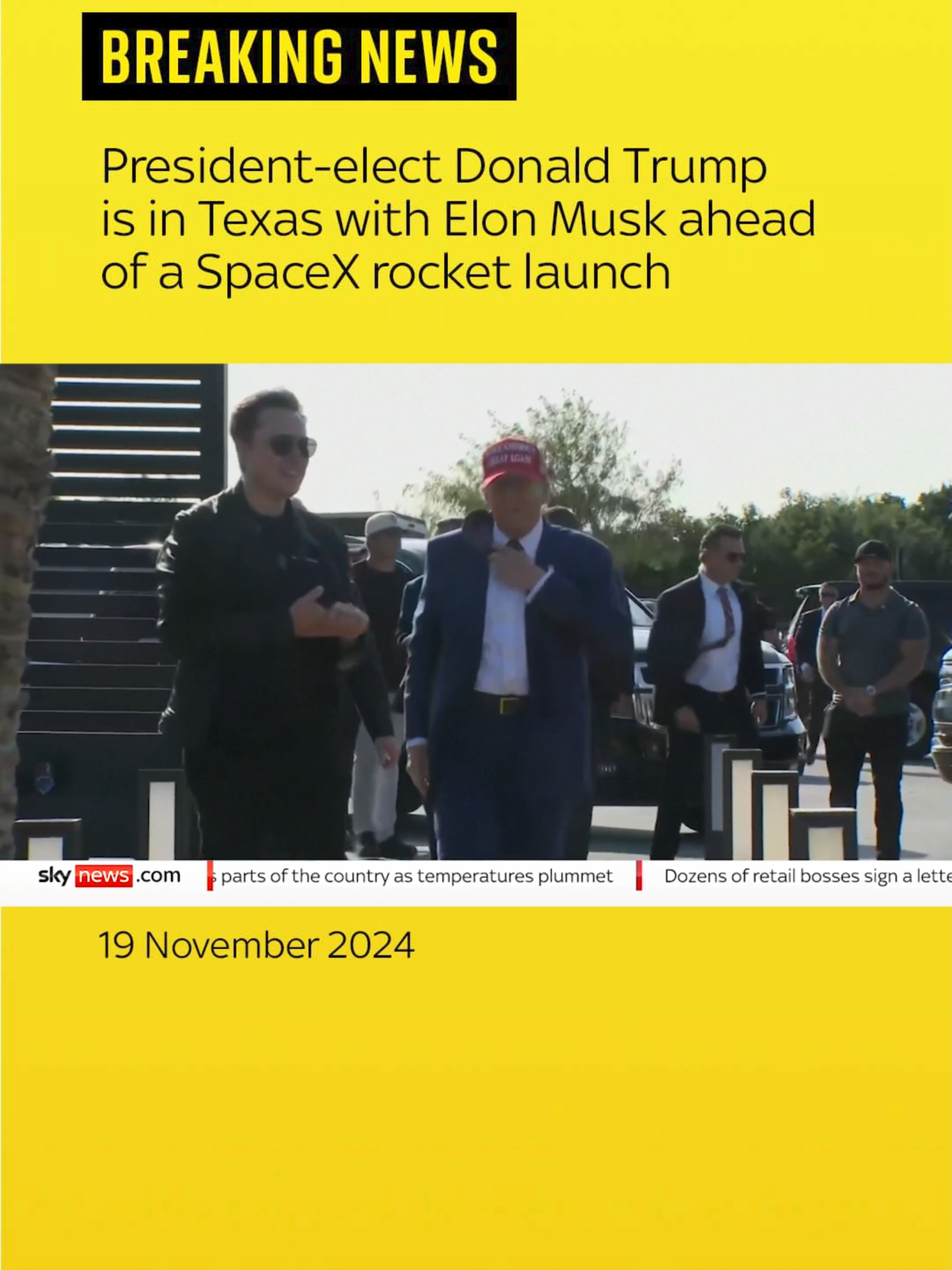 #SpaceX is test-launching its giant #Starship rocket, designed to eventually ferry crews to #Mars and #DonaldTrump is in #Texas to watch the launch