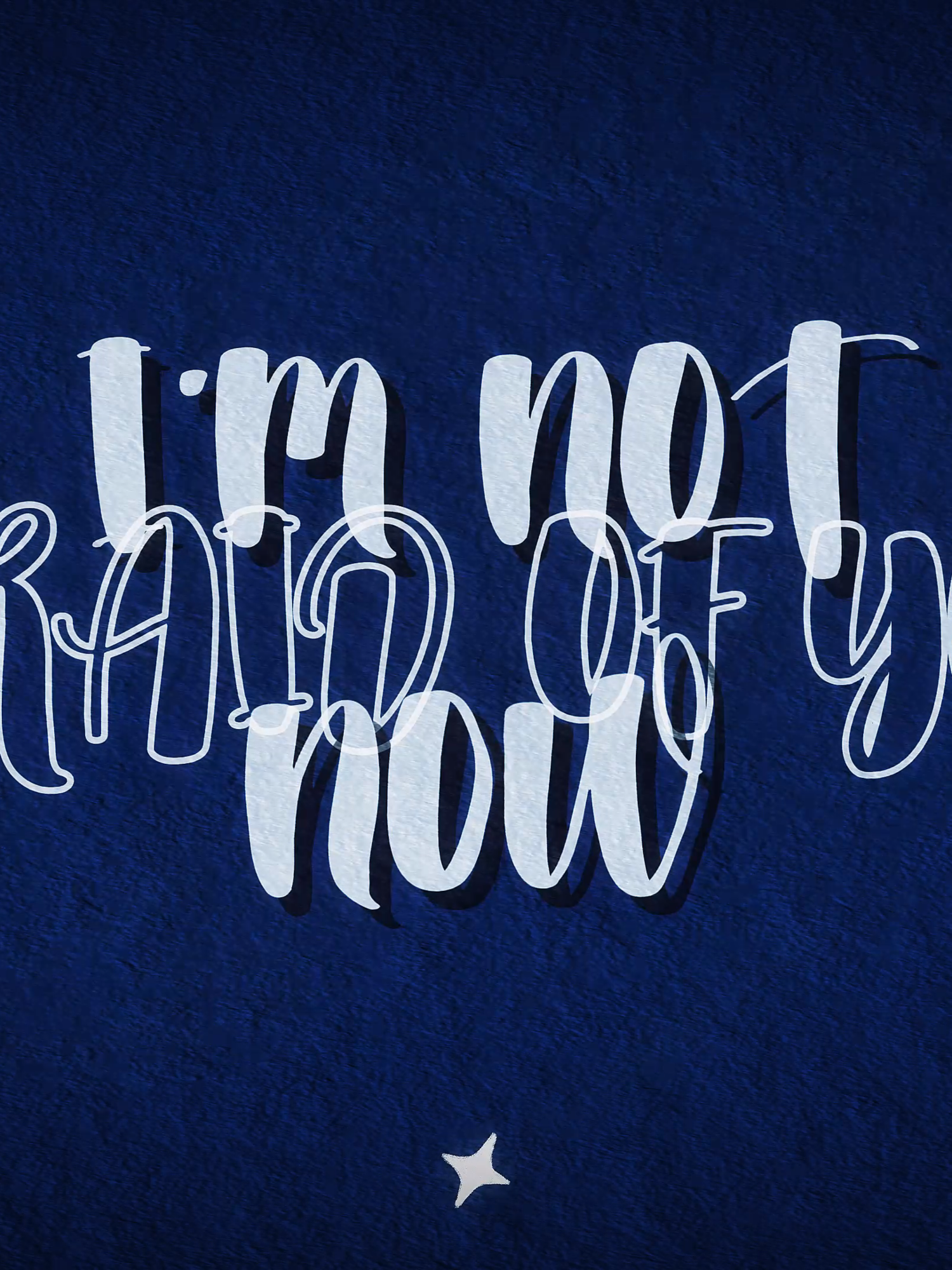 || im not afraid of you now ... ⟡ || #fyp #adriannelenker #villan  #violent #lyrics #song #tipografia