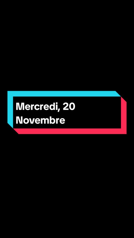 Aujourd'hui c'est mercredi 20 Novembre. Dieu. une nouvelle jornée s'élève#mercredi #priere #motivation #fyp #pourtoi #pourtoii 