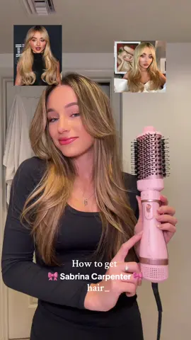 @wavytalkofficial has my heart  #sabrinacarpenter #sabrinacarpenterhair #blowoututorial 