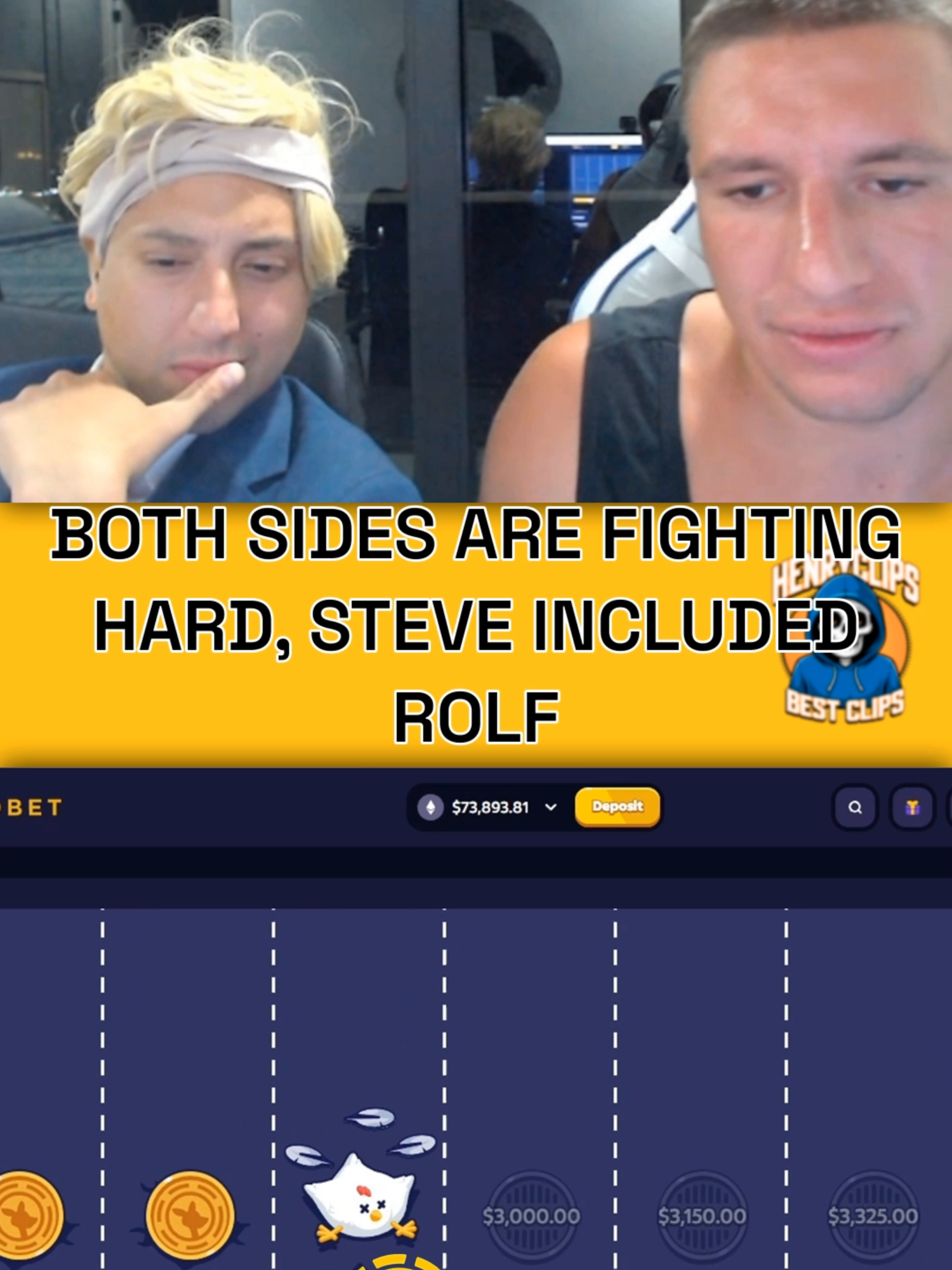 Both sides are fighting hard, Steve included rolf #stevewilldoit #steve #viralvid #explorepagee