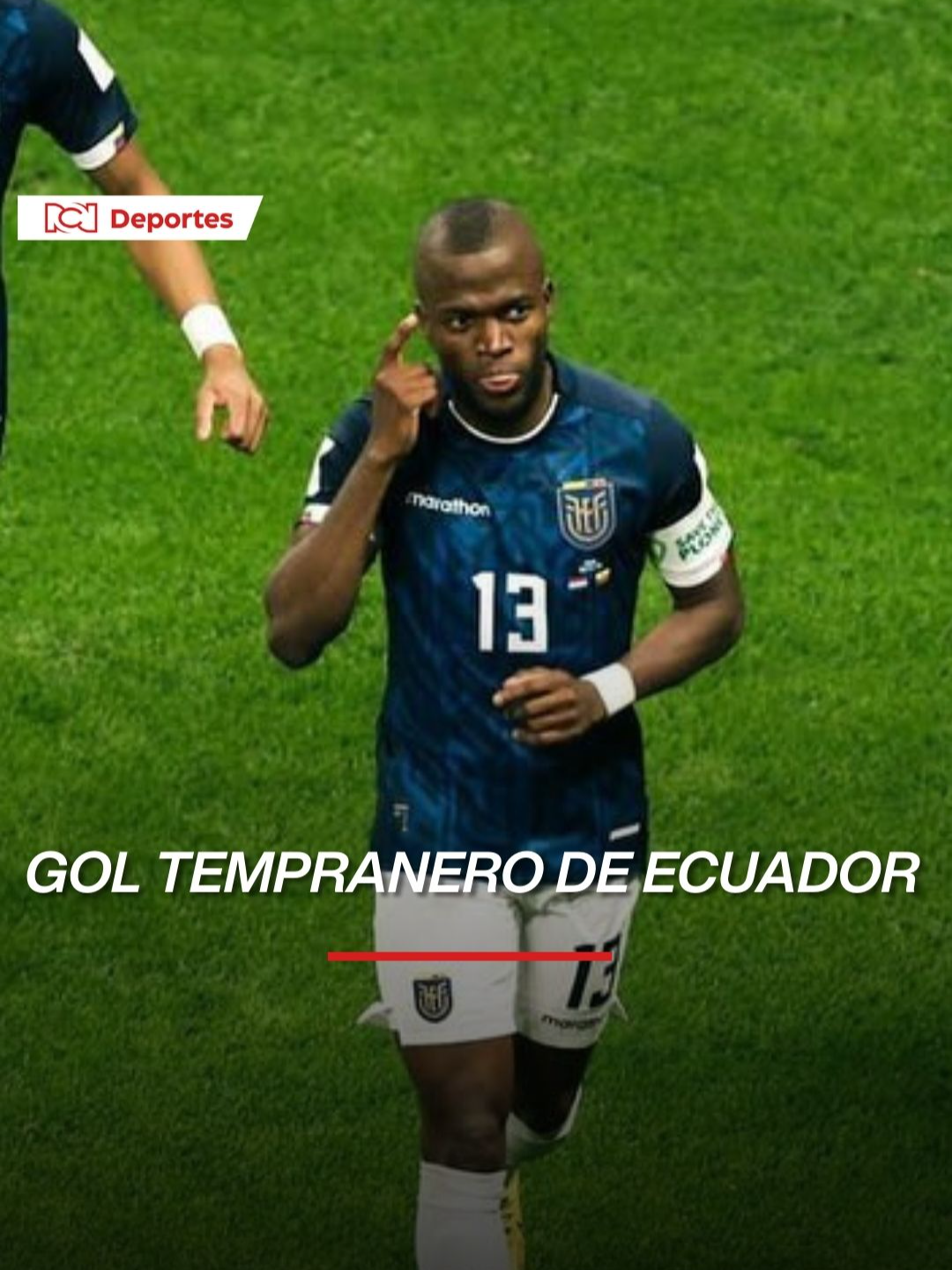 ¡Baldazo de agua fría en Barranquilla! Gran jugada de Enner Valencia ganando en velocidad💨 para abrir el marcador en Colombia 🇨🇴 vs Ecuador🇪🇨  #eliminatoriassudamericanas #SelecciónColombia