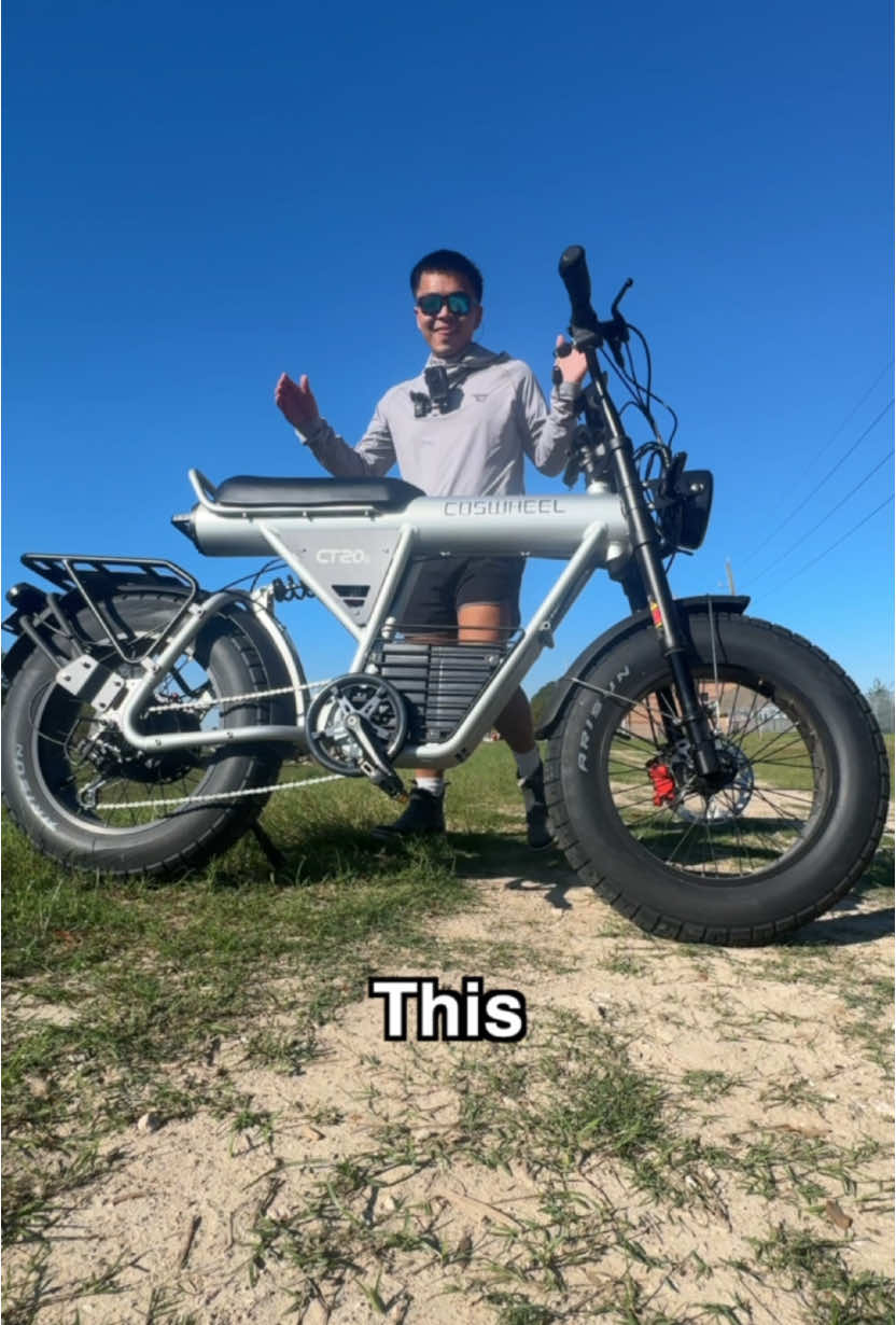 This Might be The COOLEST Toy EVER…@COSWHEELEBIKE #ebike #bassfishing #fish #fishing #eletricbike #angler #howto #ad #coswheel #coswheelct20s 