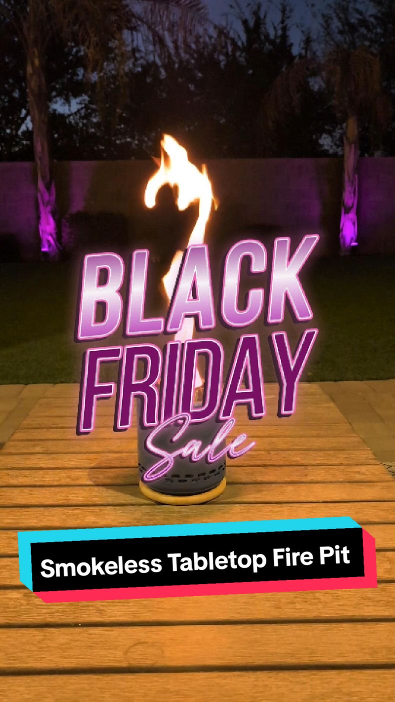 Replying to @elizabethssite Tabletop fire pits are on sale for Black Friday and Cyber Monday. #fire #tabletopfirepit #bonfire #tiktokshopblackfriday #tiktokshopcybermonday #ttstakeover #giftguide #giftideas #giftsforhim 