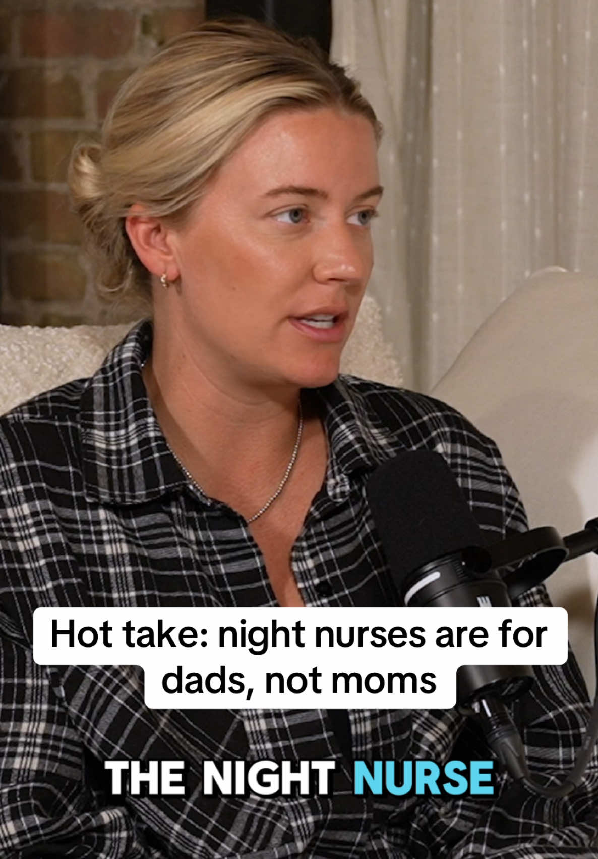 When you hire a night nurse, who’s actually getting the benefits? 🤔 Should dads be getting sleep, or should they be on the night shift too?👇 #justalexpod #podcast #newparents #nightnurse 