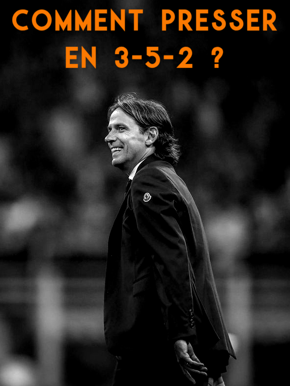 60 SECONDES CHRONO - Part. 5 - Les sytèmes à 3 défenseurs centraux sont revenus à la mode depuis quelques temps. Je te montre ici une solution pour presser un 4-4-2 à plat avec un 3-5-2. #fyp #pourtoi #football #Soccer #352 #532 #442 #tactique #simoneinzaghi