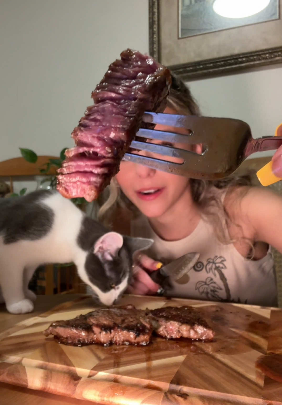 #steaktiktok #ribeye #eatingshow 