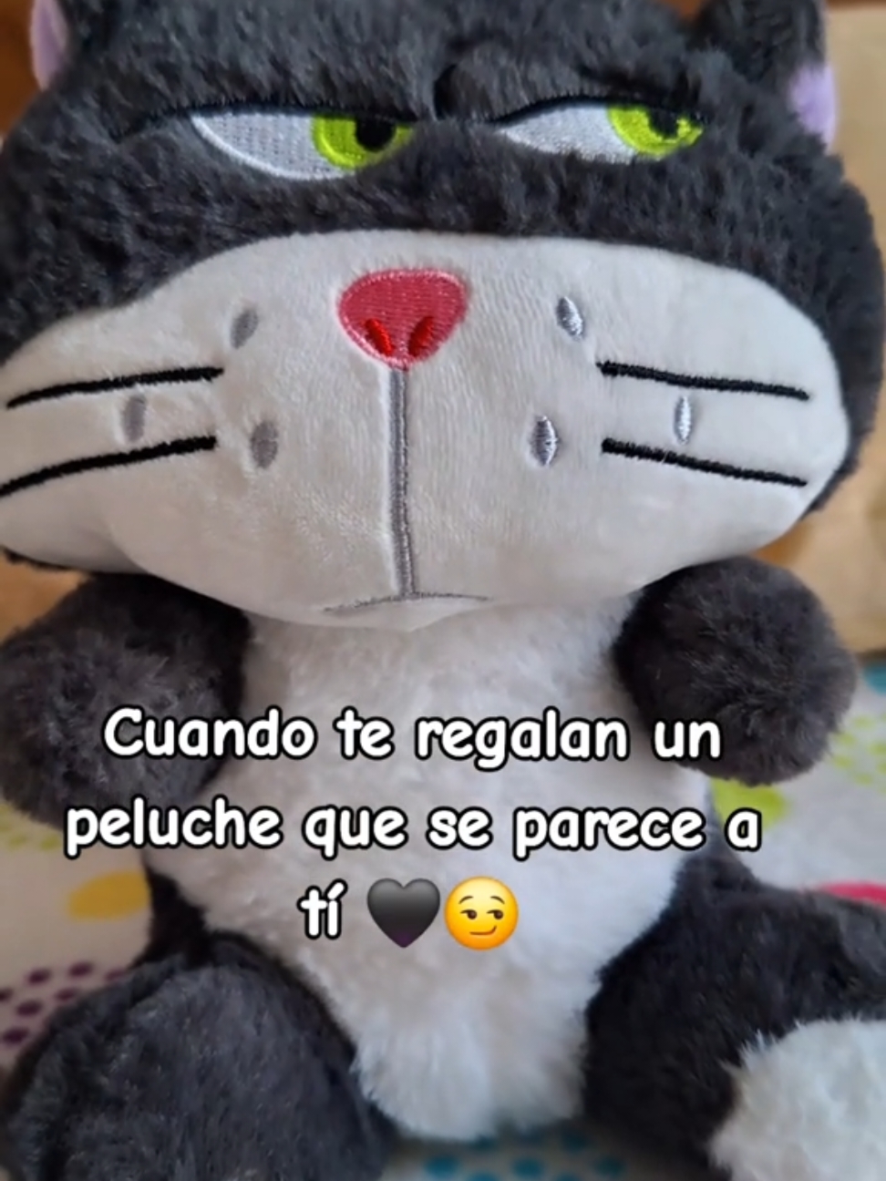 Lucifer 😾👿 #lucifer #blancanieves  #peluche #gatolucifer 