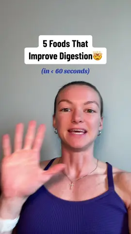 Improve your digestion with these 5 foods 🙌🏻 #guthealth #digestion #absorbaid 
