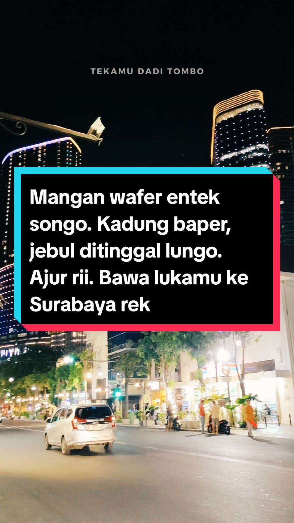 Bawa lukamu ke Surabaya, biar diobati. Tapi ingat, Surabaya keras. Nduwe kenangan opo sampean karo Kutho Suroboyo rek? Misal diwek'i kesempatan mrene maneh, tempat ndi sing pingin pean parani? 📍 Surabaya #surabaya  #surabayatiktok  #surabayahitz  #surabayaterkini  #surabaya24jam  #suroboyo #suroboyoan  #suroboyoviral  #suroboyohits  #suroboyoku  #suroboyowani  #aslisuroboyo  #sarangfyp  #fyppppppppppppppppppppppp  #videoviral  #jalanjalansurabaya 