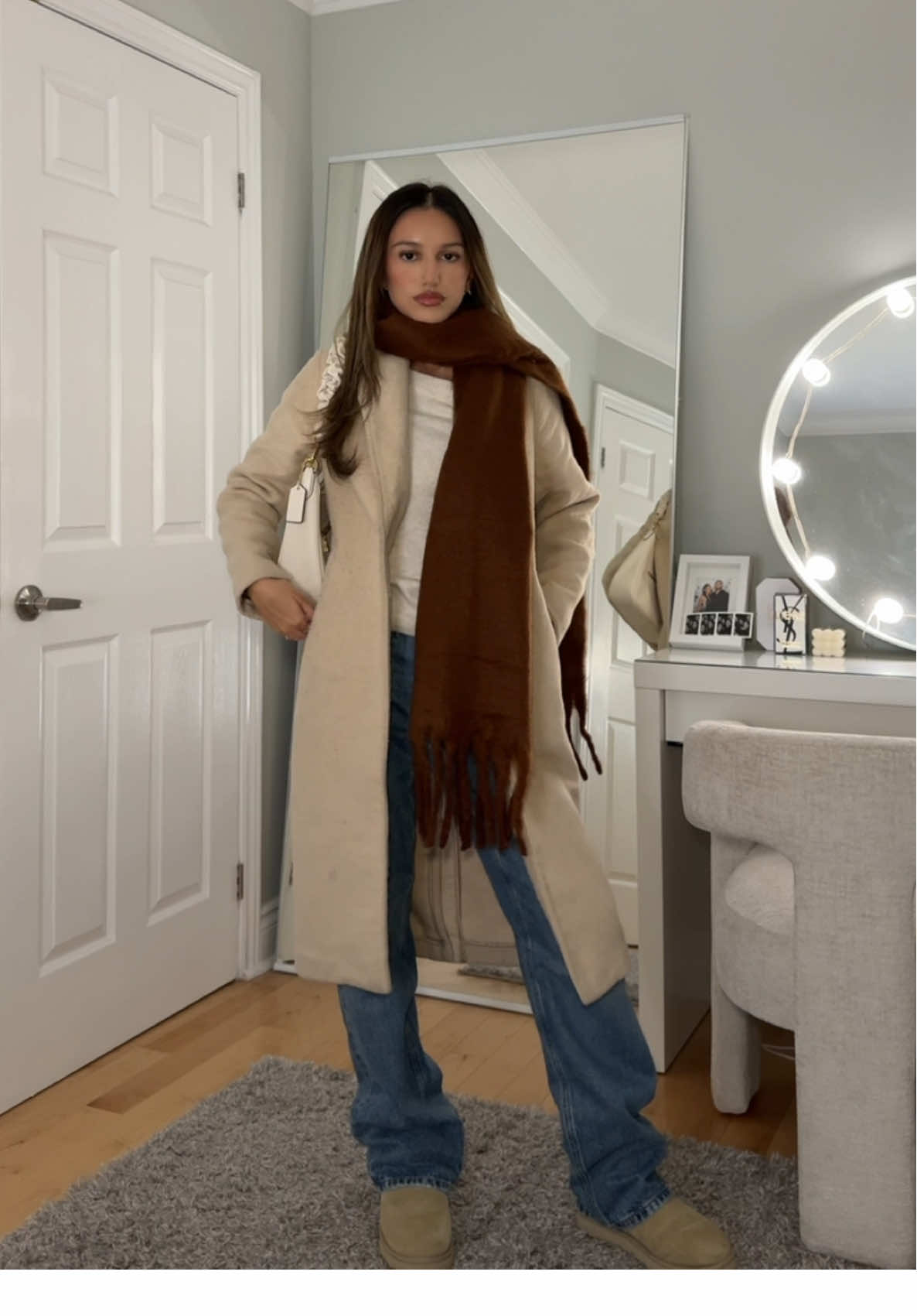 Cozy winter outfit idea🧸🤎 #fashiontiktok #winteroutfit #outfitoftheday #OOTD 