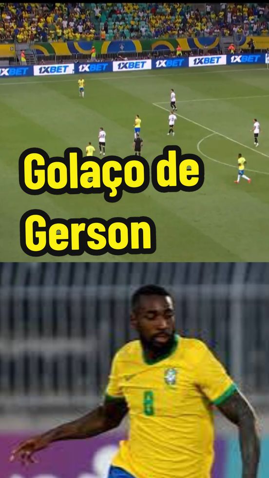 Golaço de Gerson eliminatórias brasil.x Uruguai jogo em salvador #fifa #fyp #fy #vivo #vitoriafc 