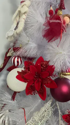 Artificial Christmas Decor Flower ang gandaaaaa talaga nito sa Christmas tree! #ianuntalan #christmasdecor 