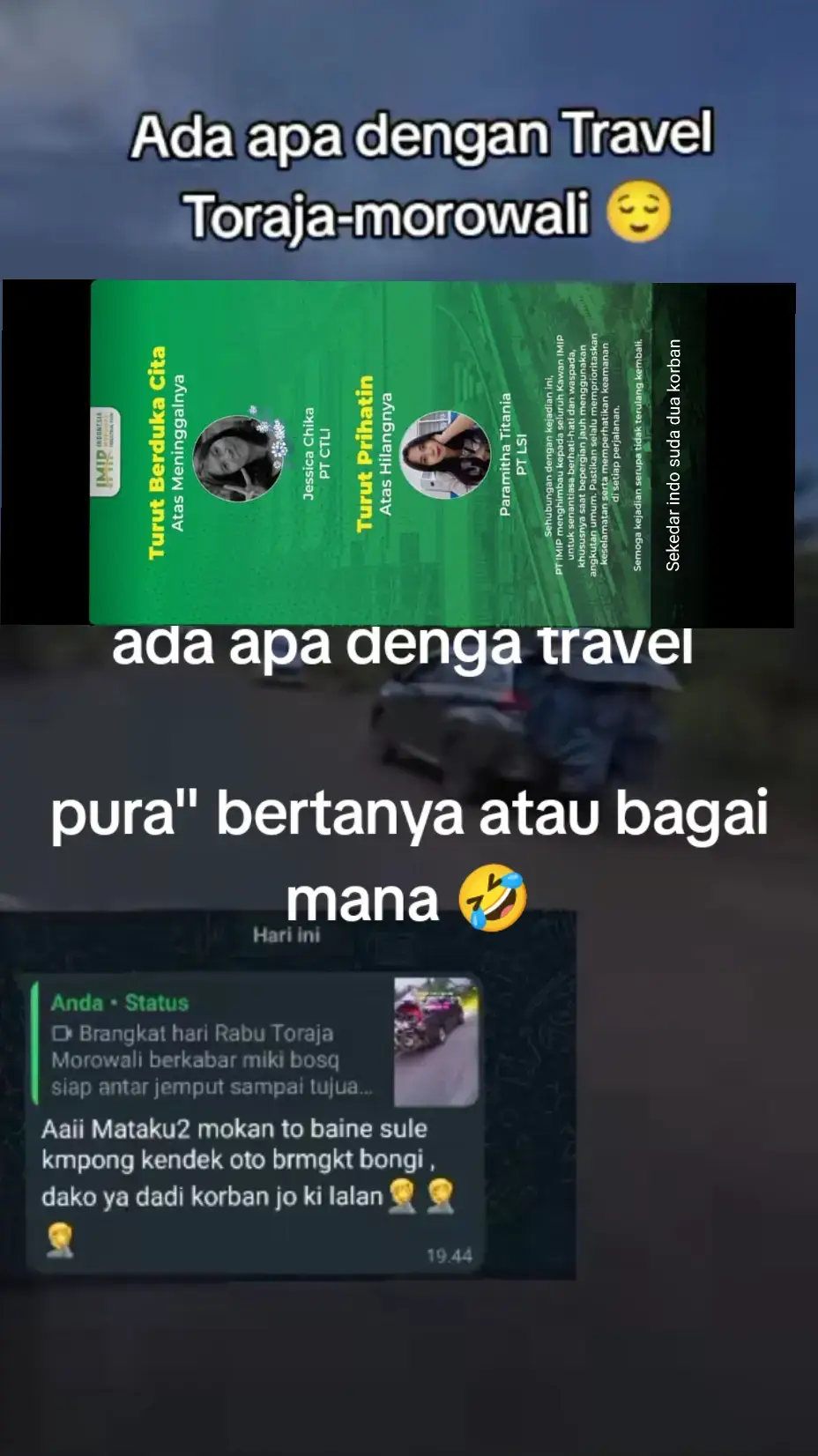 #korban travel dan hati hati bagai perempuan klw pulkam malam 😥😥😥#sorotan #