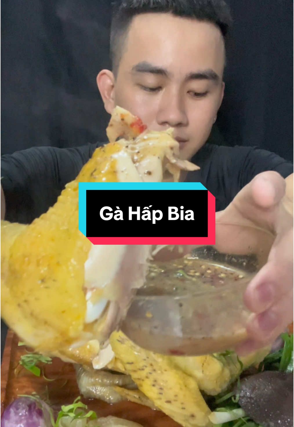 Mukbang gà hấp bia 😋😋 #ga #gahap #asmr #mukbang #ancungtiktok #monngonmoingay #longervideos #bunmukbang95