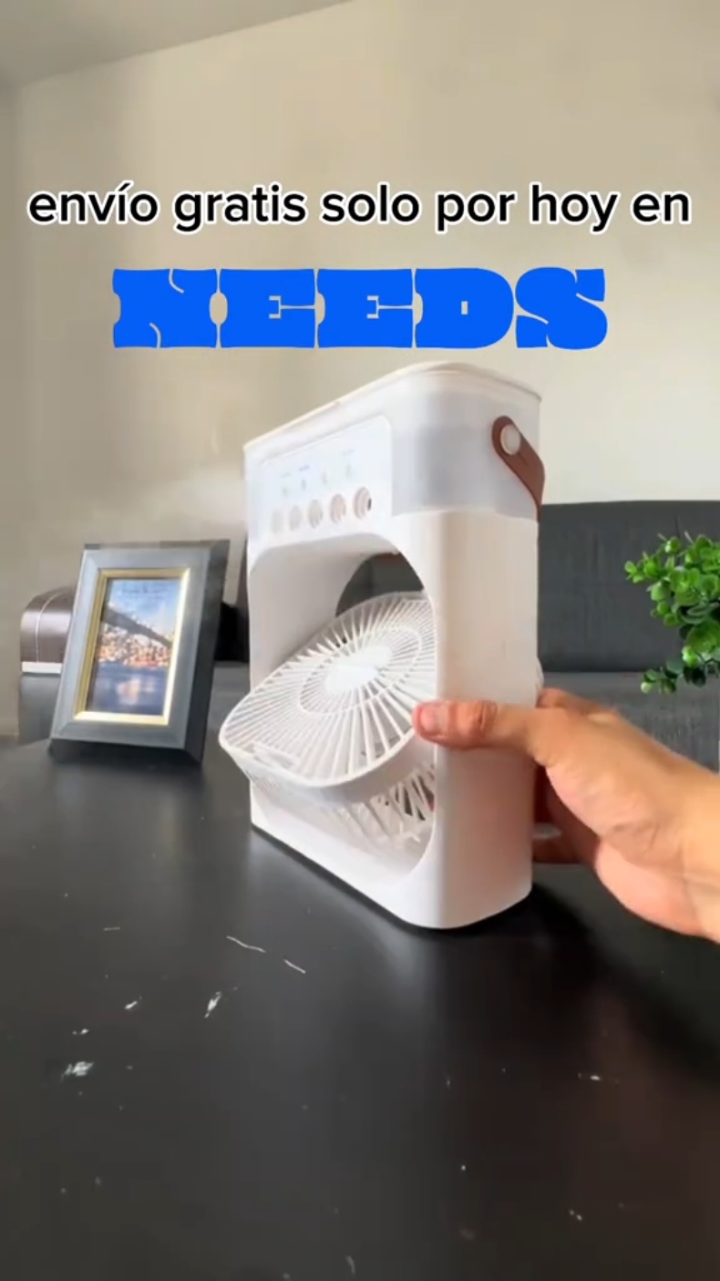 ¡dile adiós al calor con el nuevo e innovador frozen air! paga al recibir envío gratis solo por hoy  #fyp #Viral #chile 