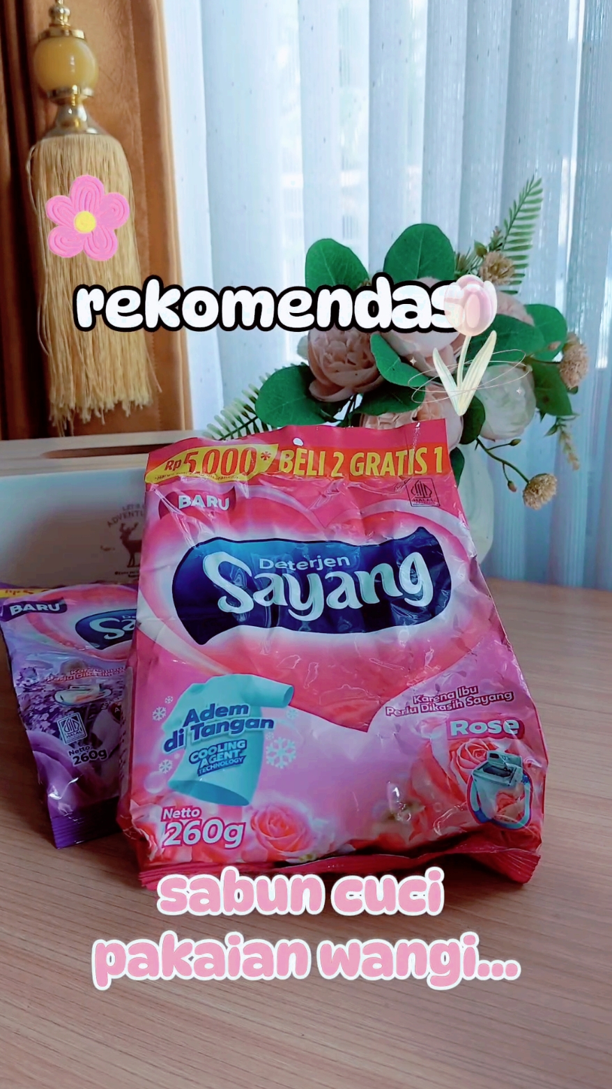 sabun cuci pakaian wangi #detergentsayang #CapCut #racuntiktok #fypviral #sabuncucibaju #viraltiktok 