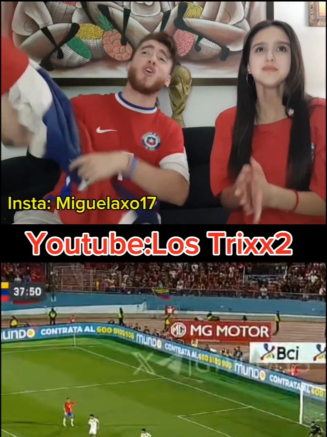 Gol de Cepeda. Chile le ganó 4 a 2 a Venezuela!  #seleccionchilena #chile #chile🇨🇱 #vidal #udechile #colocolo #venezuela🇻🇪 #venezuela #futbolchileno #universidaddechile #colocolooficial 