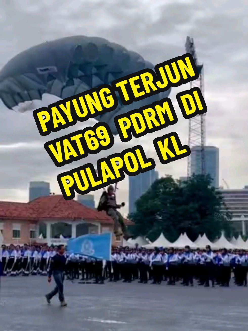 Part landing Full Rehearsal  Perbarisan Tamat Latihan Polis di PULAPOL KL  #pulapolkl #fypage #69komando #polisdirajamalaysia🇲🇾 