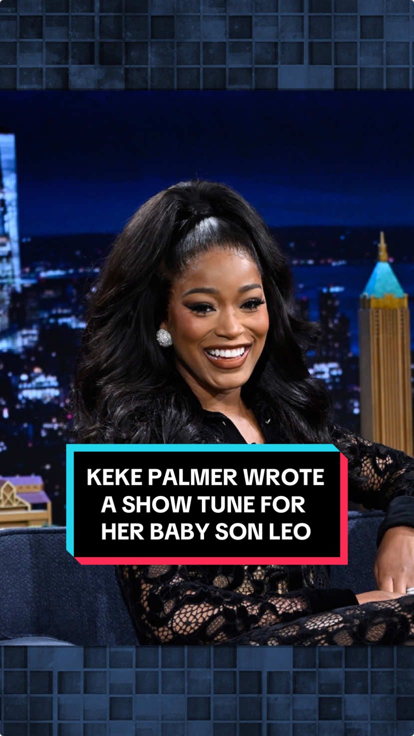 @Keke Palmer wrote a show tune for her baby son Leo 🥹 #FallonTonight #TonightShow #KekePalmer #JimmyFallon 