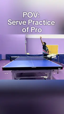 POV: A pro table tennis player’s serve practice in action. 🏓⚡ Curve, spin, and precision—this is where the magic happens! Mastering the perfect serve takes focus and consistency.  Got questions about improving your serve? Drop them in the comments! Double-tap if you love the grind, and follow for more behind-the-scenes training tips to level up your table tennis skills!