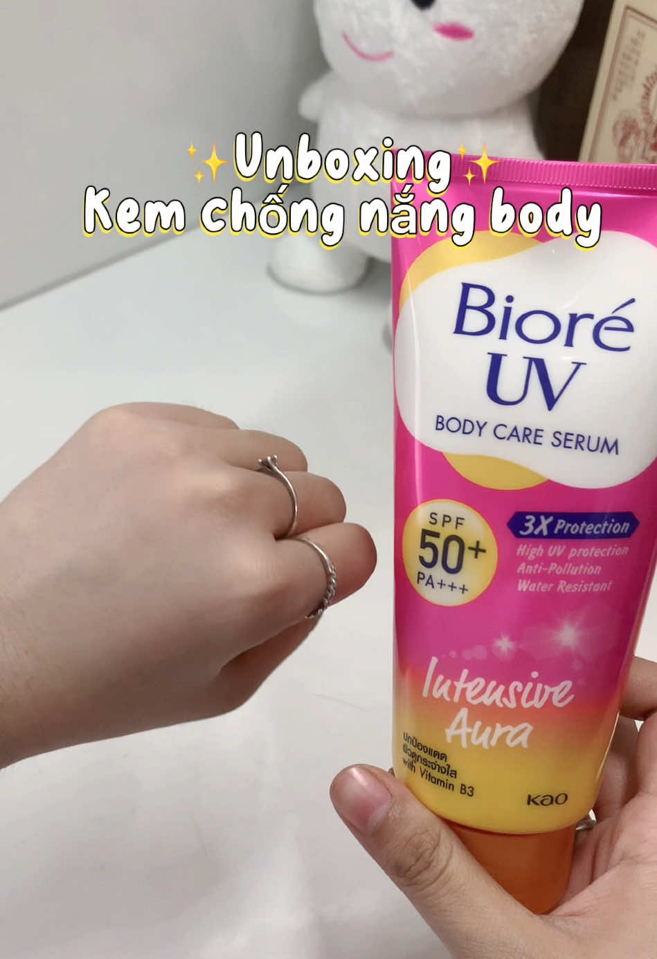 Serum chống nắng dưỡng thể Bioré sáng mịn mát lạnh 150ml#biore #goclamdep #duongdabody #unboxing #duongthe #viralvideo #xuhuongtiktok 