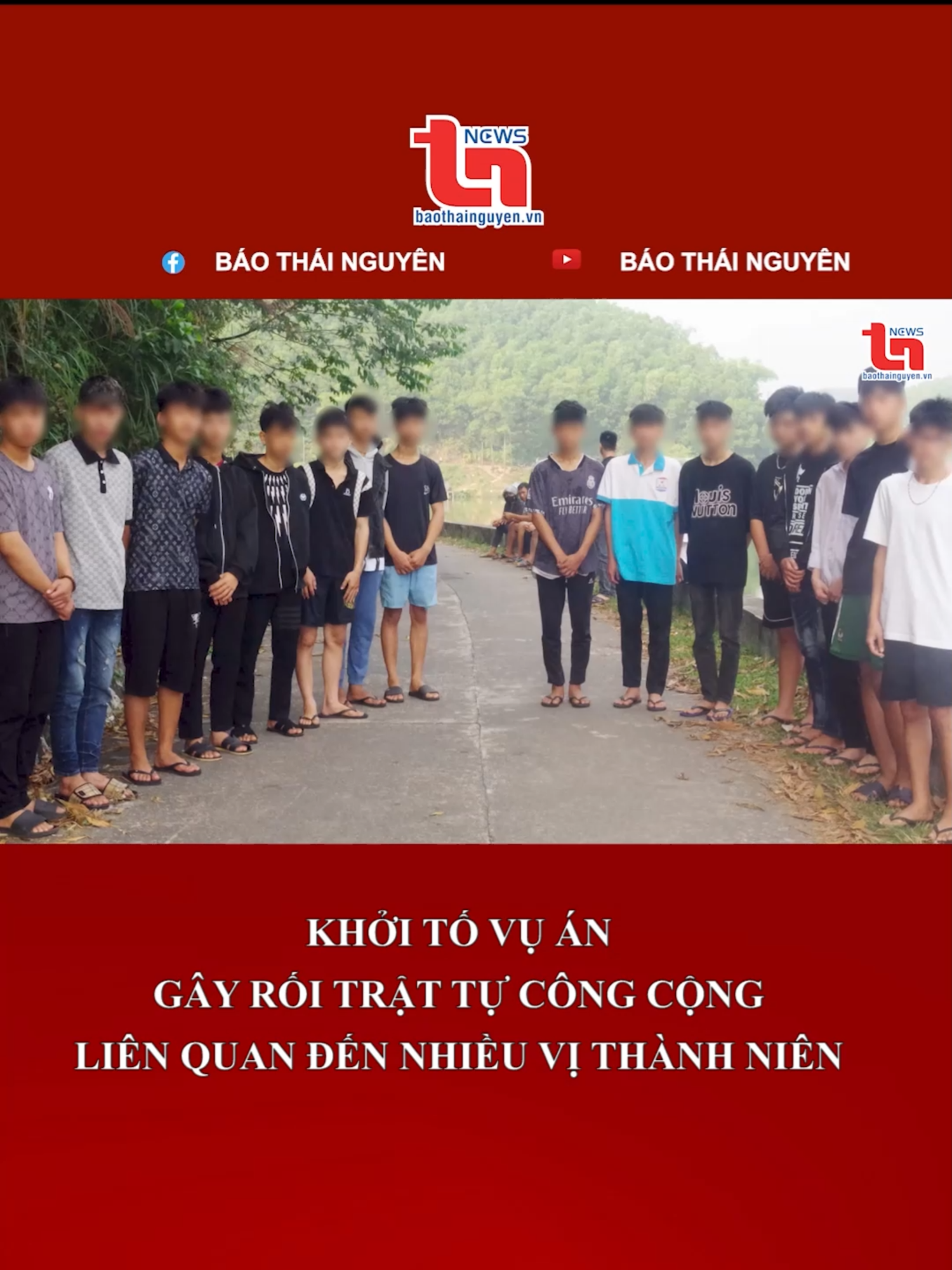 Khởi tố vụ án gây rối trật tự công cộng liên quan đến nhiều vị thành niên