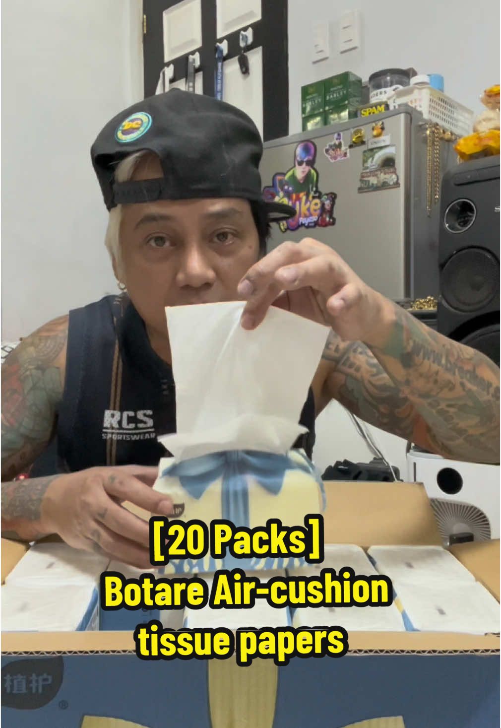 [20 Packs] Botare Air-cushion tissue papers..🥰#papasayk #sykepayaso #tissuepapers