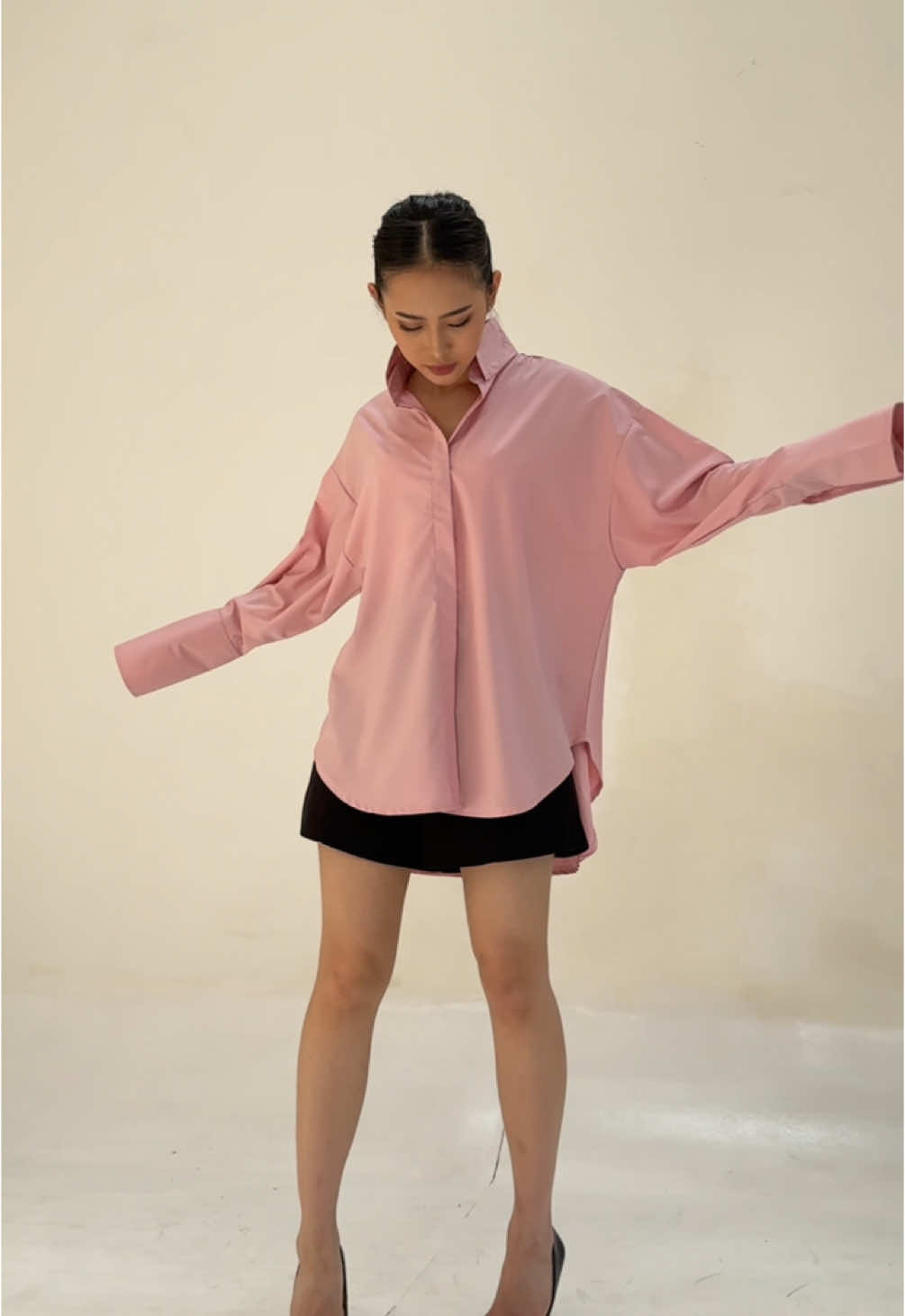 Made with super comfy, flowy & light materials! #fyp #kemejawanita #kemejaoversize #ootdinspo 