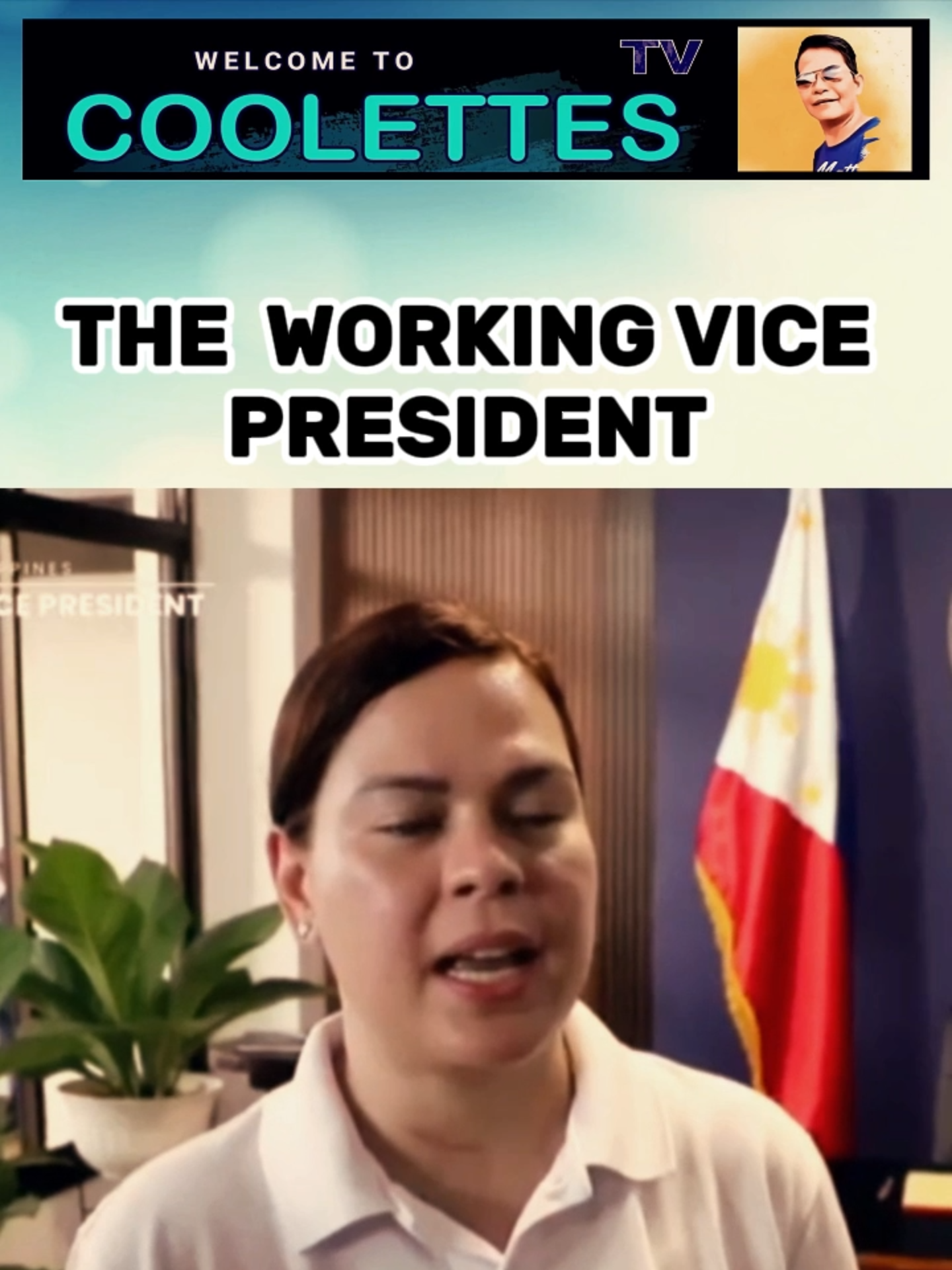 THE  WORKING VICE PRESIDENT /samantalang ang tuwadcom   busy sa paninira.. go lang ng go vp sara #vpsaraduterte #vpsarahindayduterter👊✌️🇵🇭