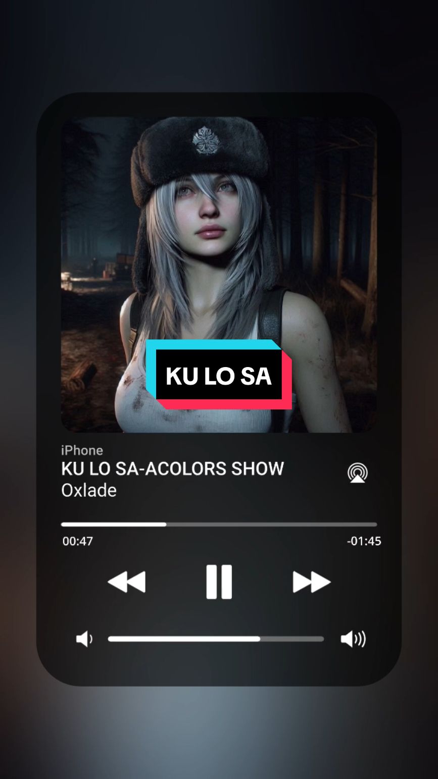 KU LO SA-ACOLORS SHOW  Oxlade . . . #spotifywrapped #slowed #songs #spotify #song #kulosa #fyp #4u 