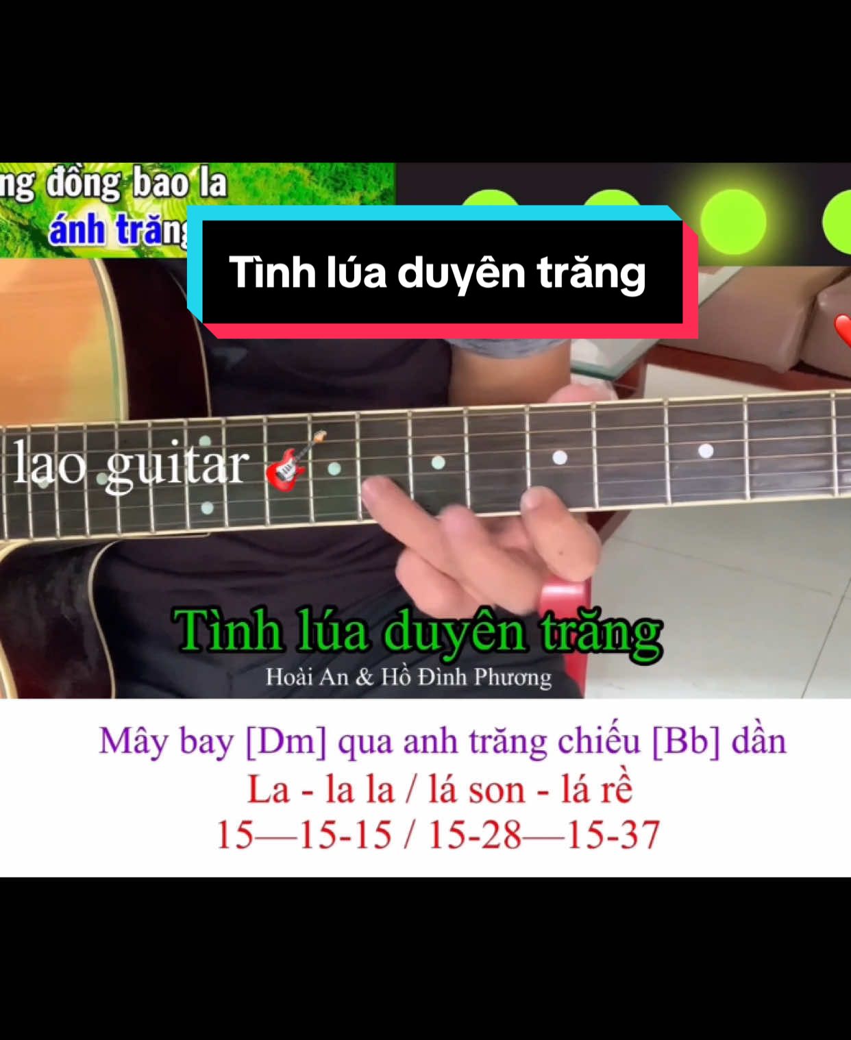 Tình lúa duyên trăng (Dm)#xuhuong #taolaoguitar# #guitar #guitarkhongloi #viralvideo #guitarist 