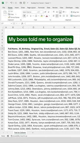 Don't tell this Excel Hack to your boss! #excel #corporate #spreadsheet 