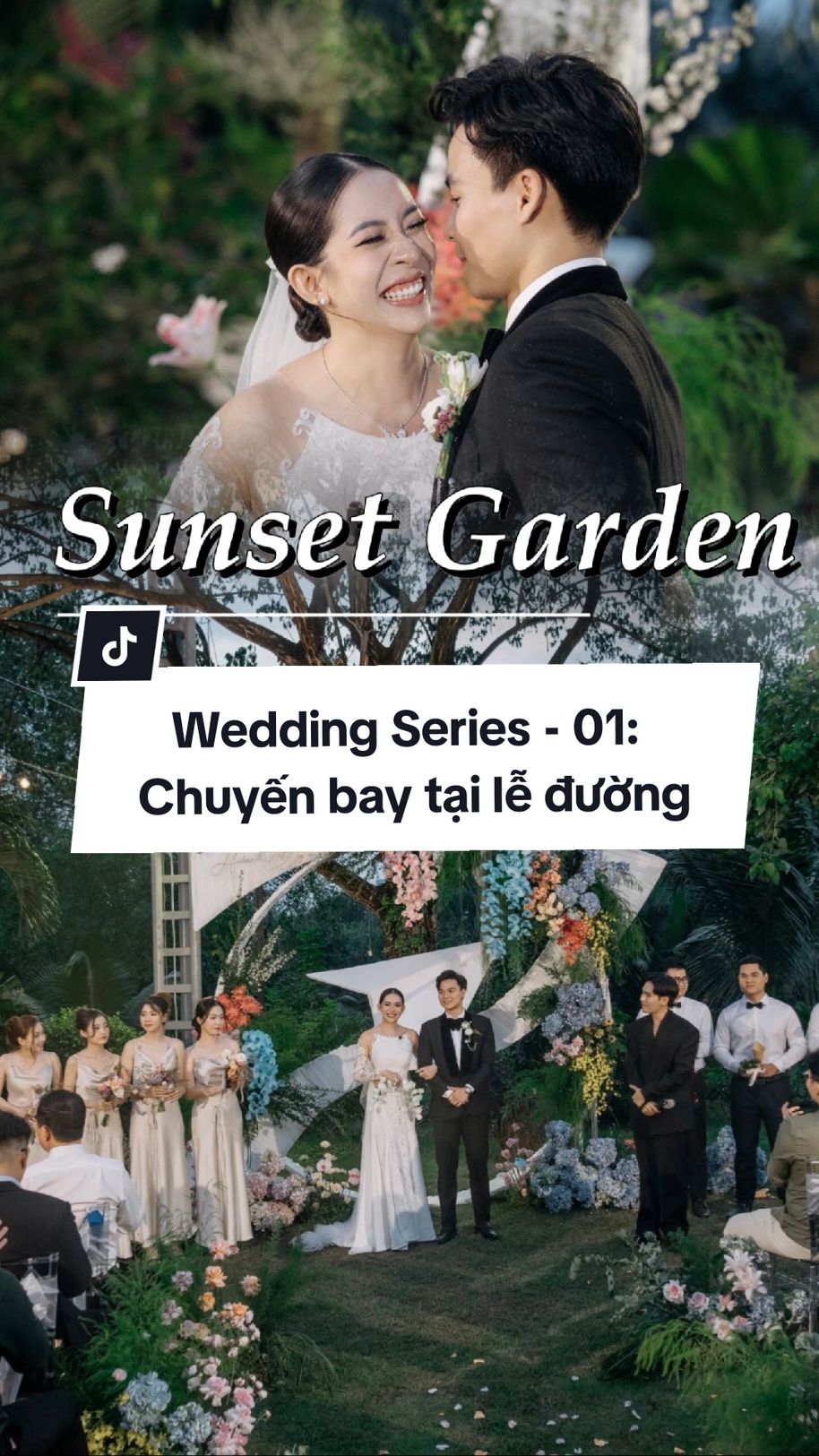 Chuyến bay đến tình yêu vĩnh cửu ở Sunset Garden tại Chloe Gallery #chloegallery #weddingtiktok #gardenwedding #weddingvows #CapCut #district7 #outdoorwedding 