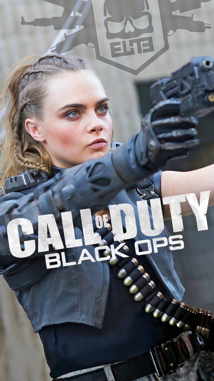 @Cara Delevingne casually kicking ass in COD 💪😎 #callofduty #cod #blackops3 #Cara_cjd #CaraDelevingne 