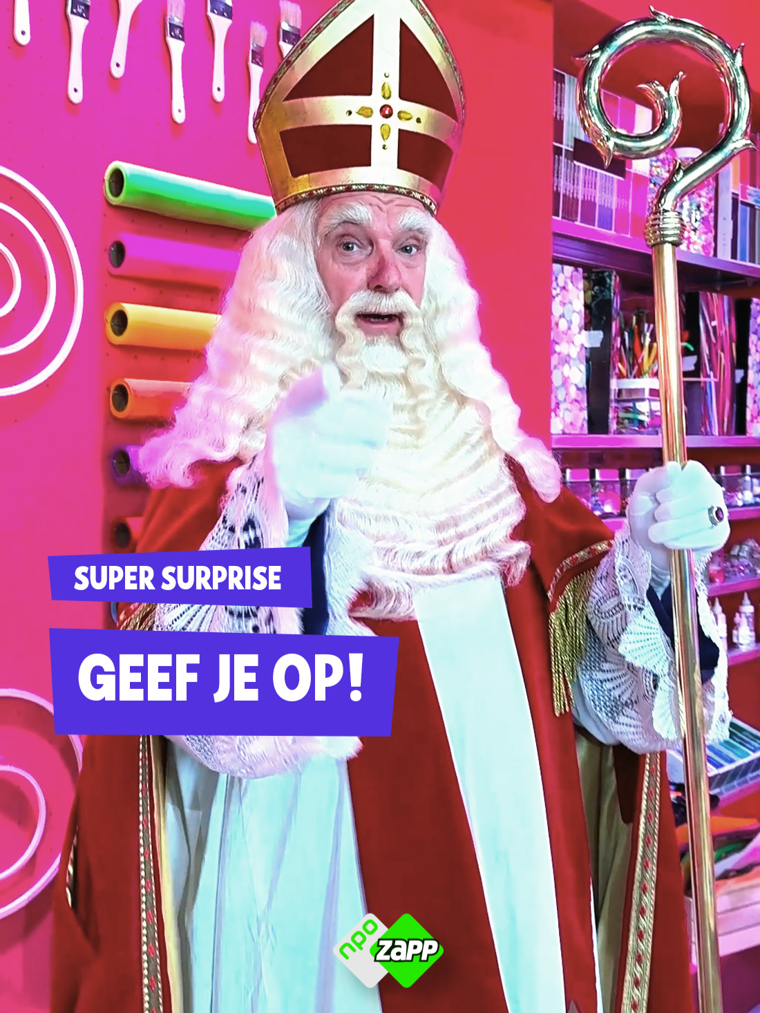 He ate that performance 🤩  #Supersurprise #sinterklaas #knutselen #meedoen #NPOZapp