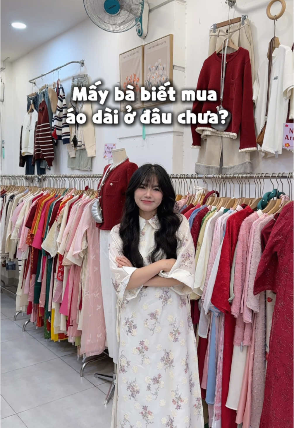 Mách cho mấy bà chỗ có nhiều áo dài xinh nè #fyp #saigon #hcmc #aodai 