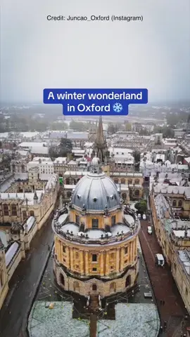 Footage from a beautiful snowy morning in Oxford 🥹❄️ 🎬 | @Jun Cao  #capcut_edit #oxforduni #oxforduniversity #snow #snow2024 #snowdrop #Capcut 