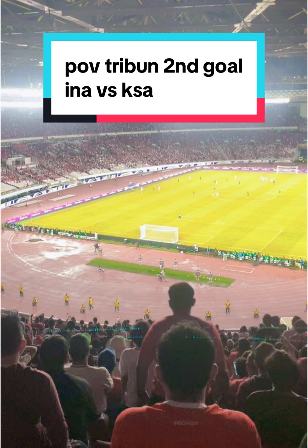 The goal that make we dream.  Yes they may say I’m a dreamer. But I’m sure, I’m not the only one. #timnasindonesia #marselinoferdinan #indonesia #worldcupqualifiers #gelorabungkarno #gbk 