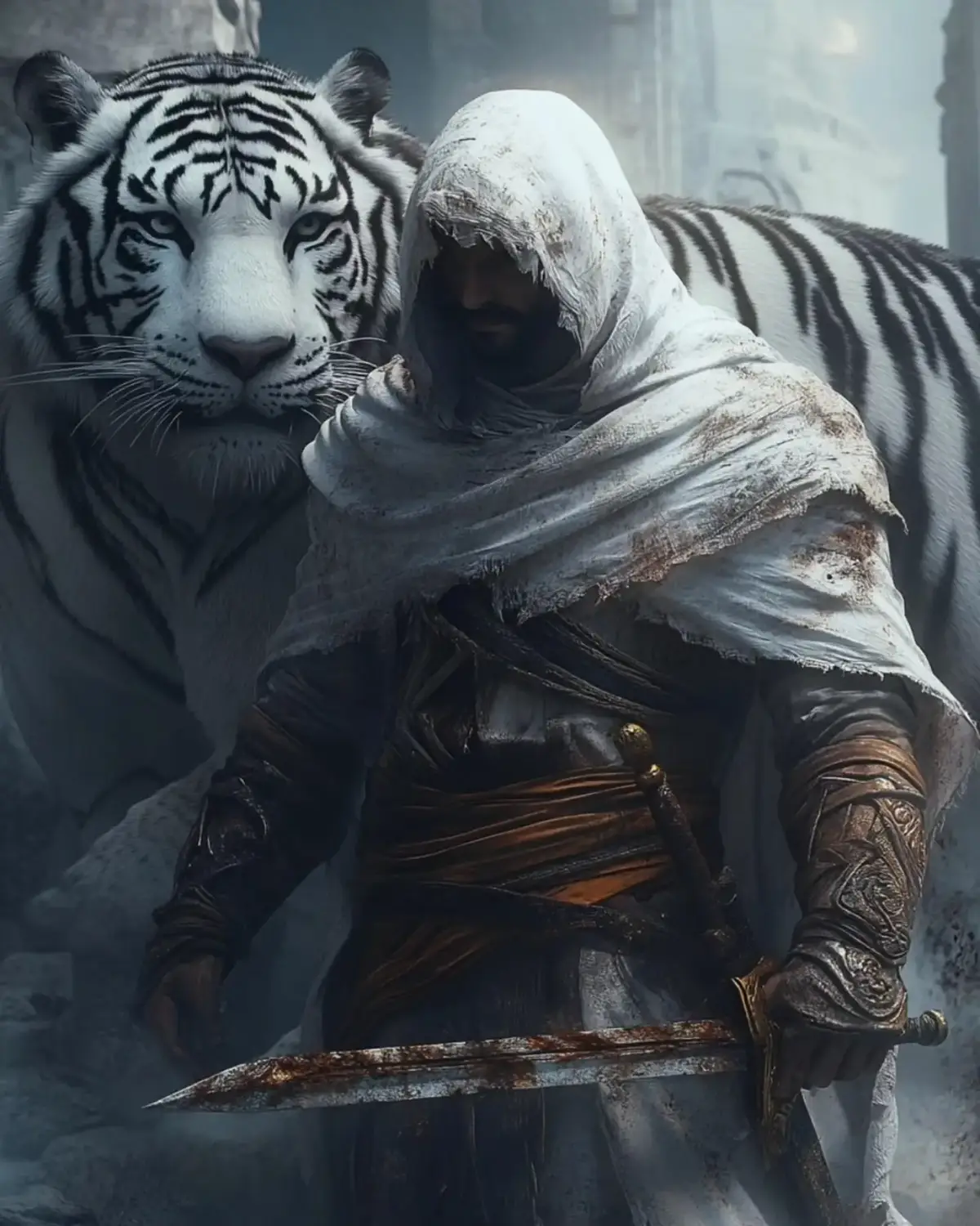 #tiger #tigre #cavaliere #guerriero #videogame #wallpaper #knight #warrior #fantasy #book 