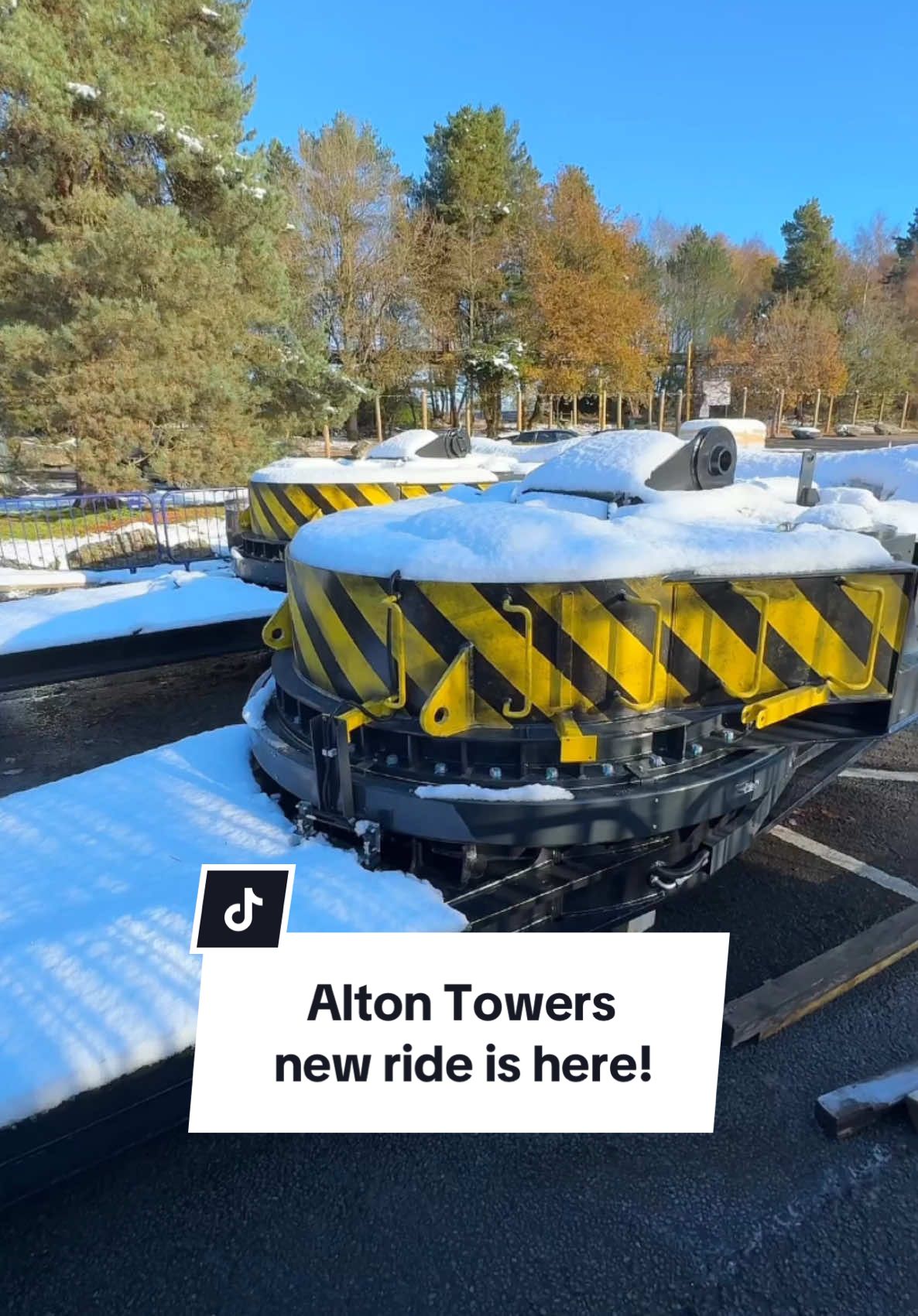 Alton Towers new ride is HERE! 😱 #altontowers #newride #merlinannualpass #themepark #rides #rollercoaster #submittothespin #tiktok #fyp 