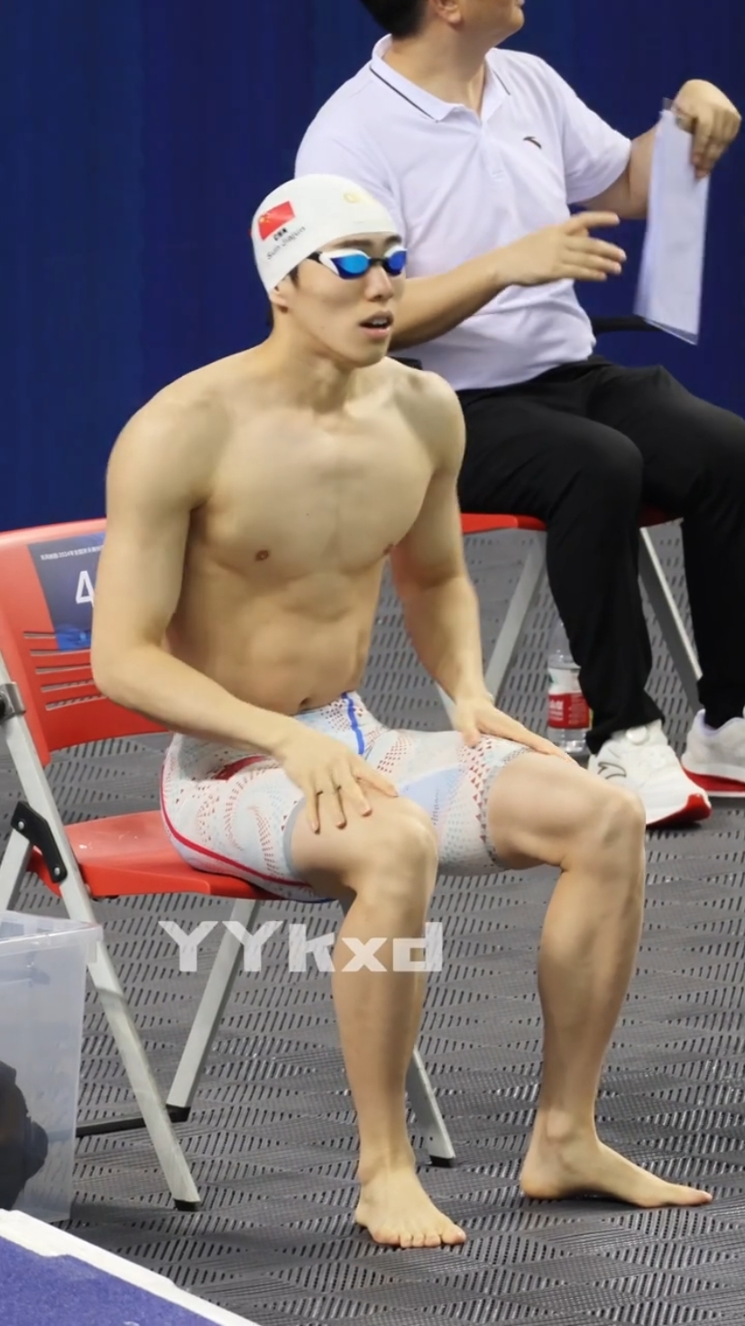 Người dẻo quá, cơ cứ rung rinh như rau câu í #sunjiajun #swimming #Olympics #xuhuong #viral #trending 