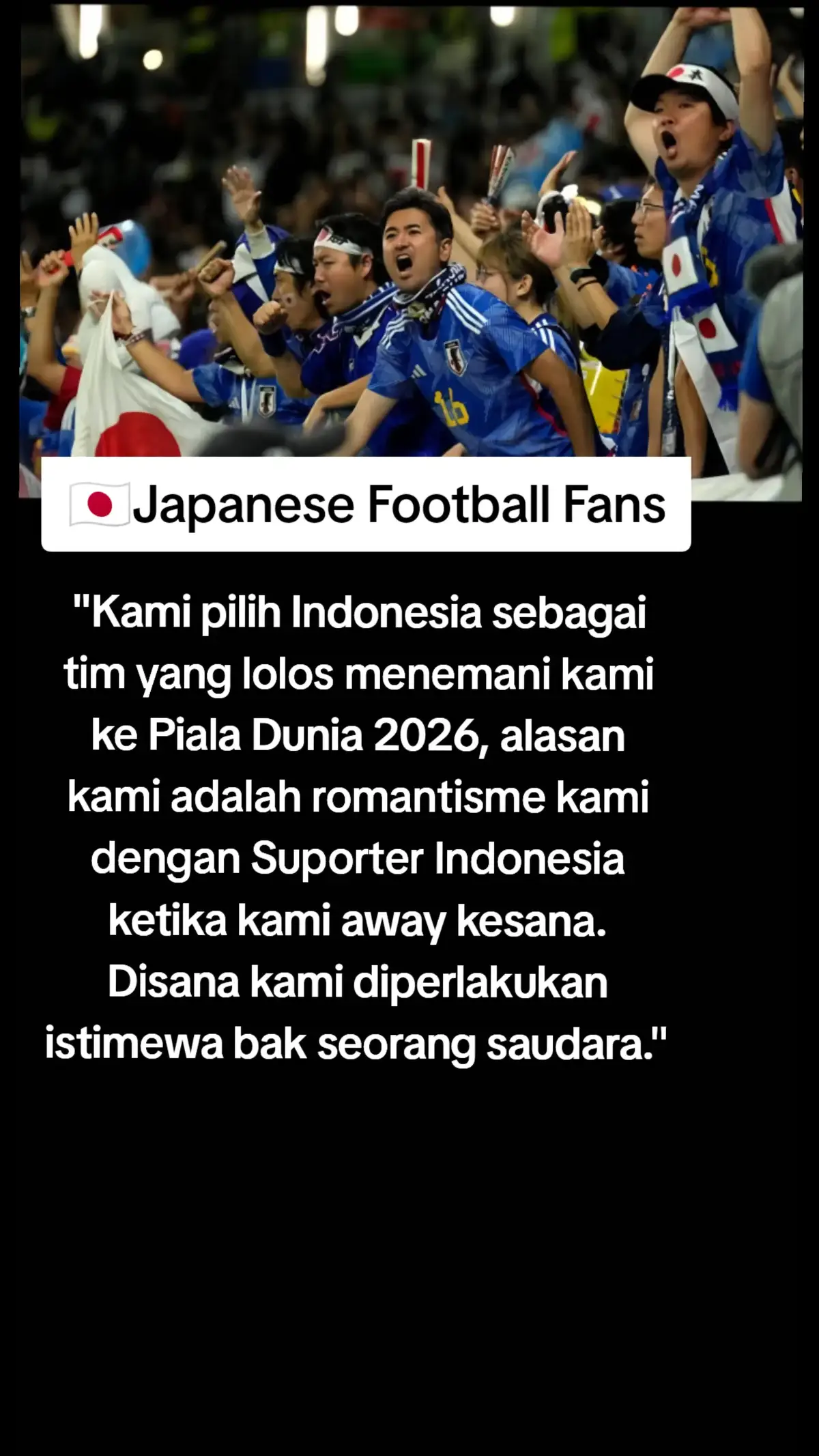 🇯🇵 #japanese #football #fans #suporter #jepang #away #awayday #gbk #jakarta #indonesia #timnasindonesia #timnas #romantisme #saudara #garuda #kitagaruda #ultrasgaruda #lagrandeindonesia #kualifikasipialadunia2026 #kualifikasi #pialadunia #pssi #erickthohir #sty #sepakbola #tiket #koreografi #sejarah #pahlawan #kebanggaan